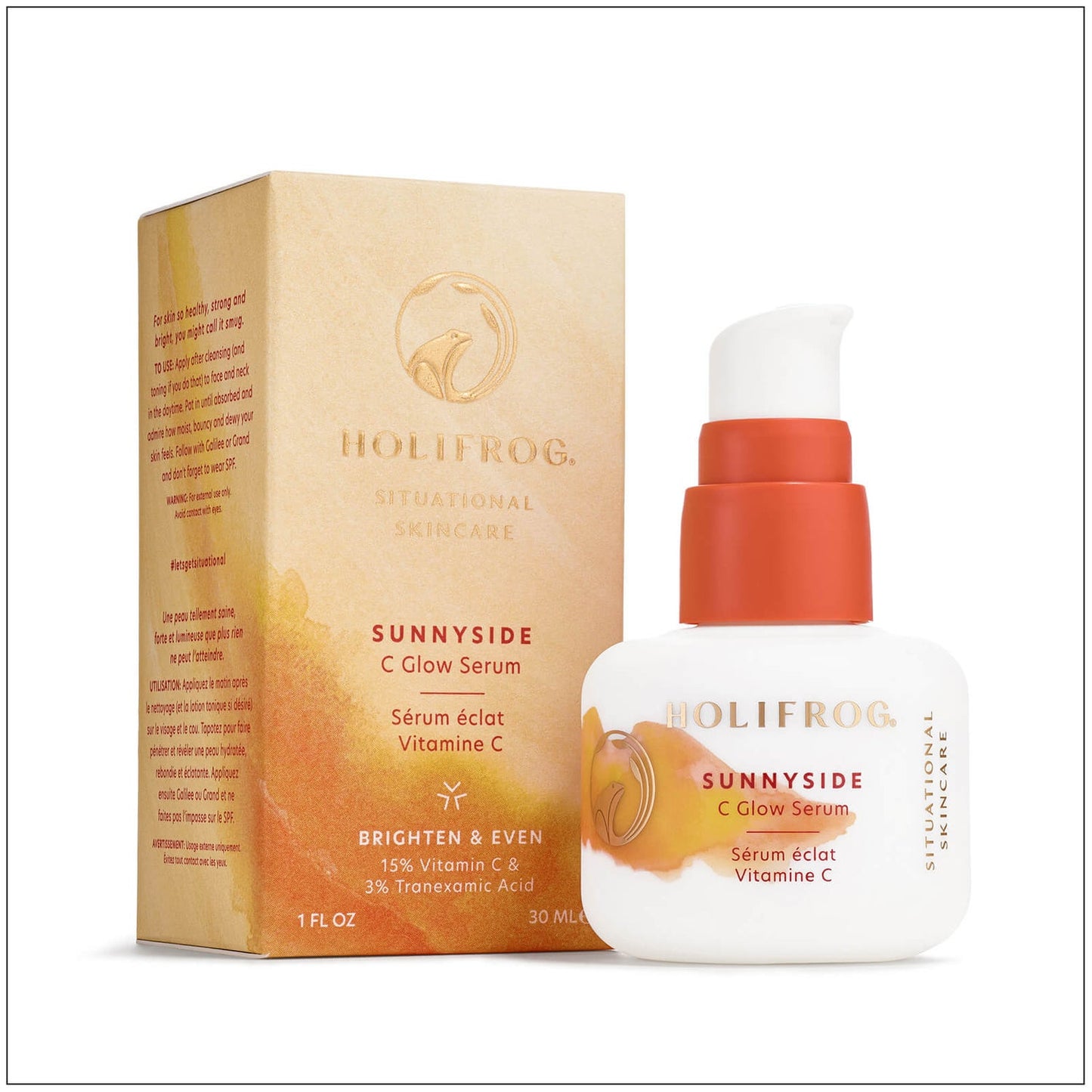 Sunnyside C Glow Serum with 15% Vitamin C and 3% Tranexamic Acid