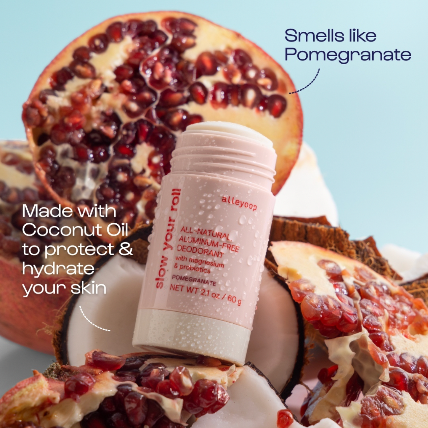 Pomegranate - Slow Your Roll Natural Deodorant - Clean