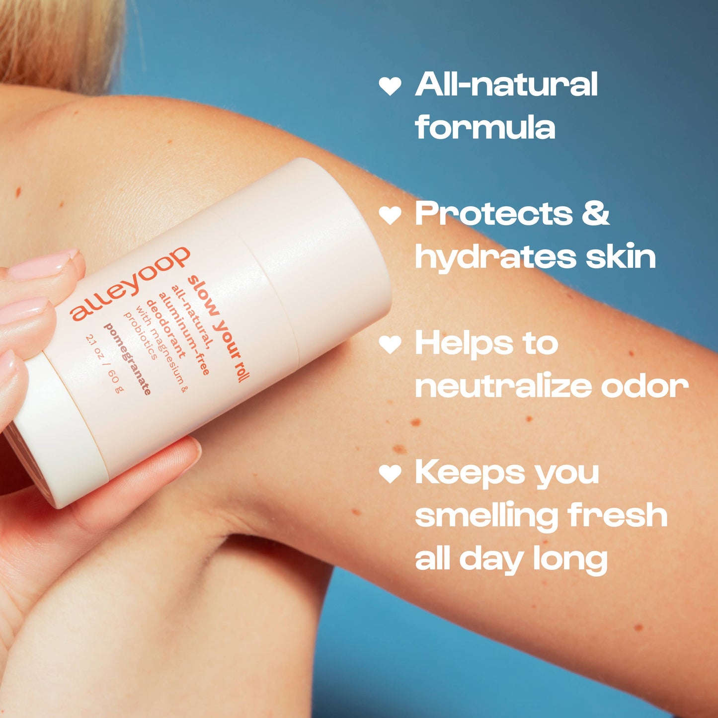 Pomegranate - Slow Your Roll Natural Deodorant - Clean