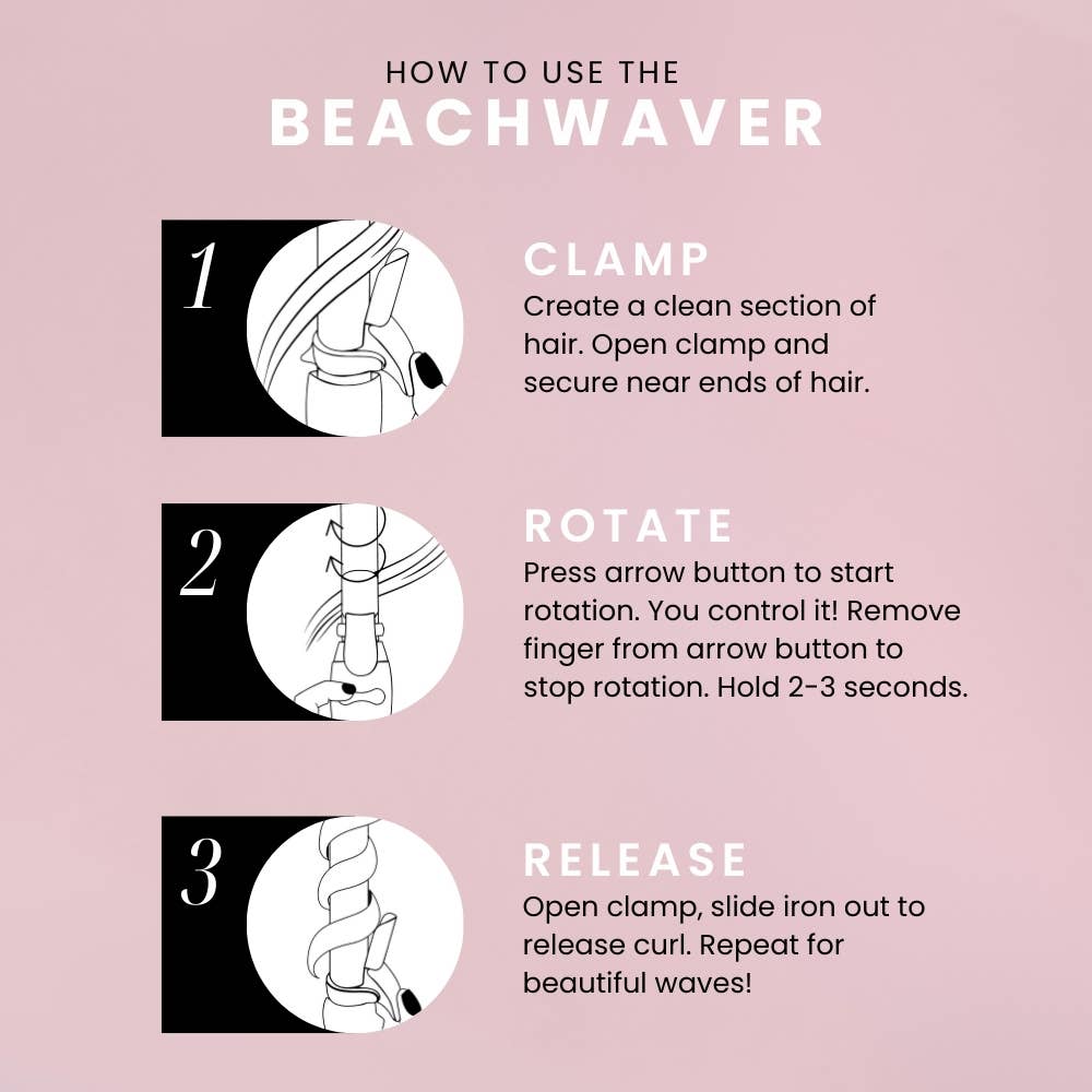 Beachwaver B1.25 Midnight Rose