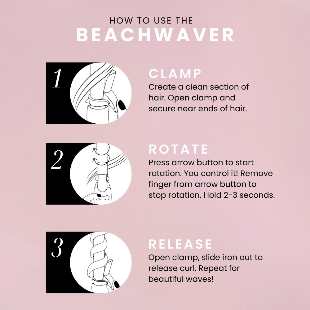 Beachwaver B1 Pink Sunset