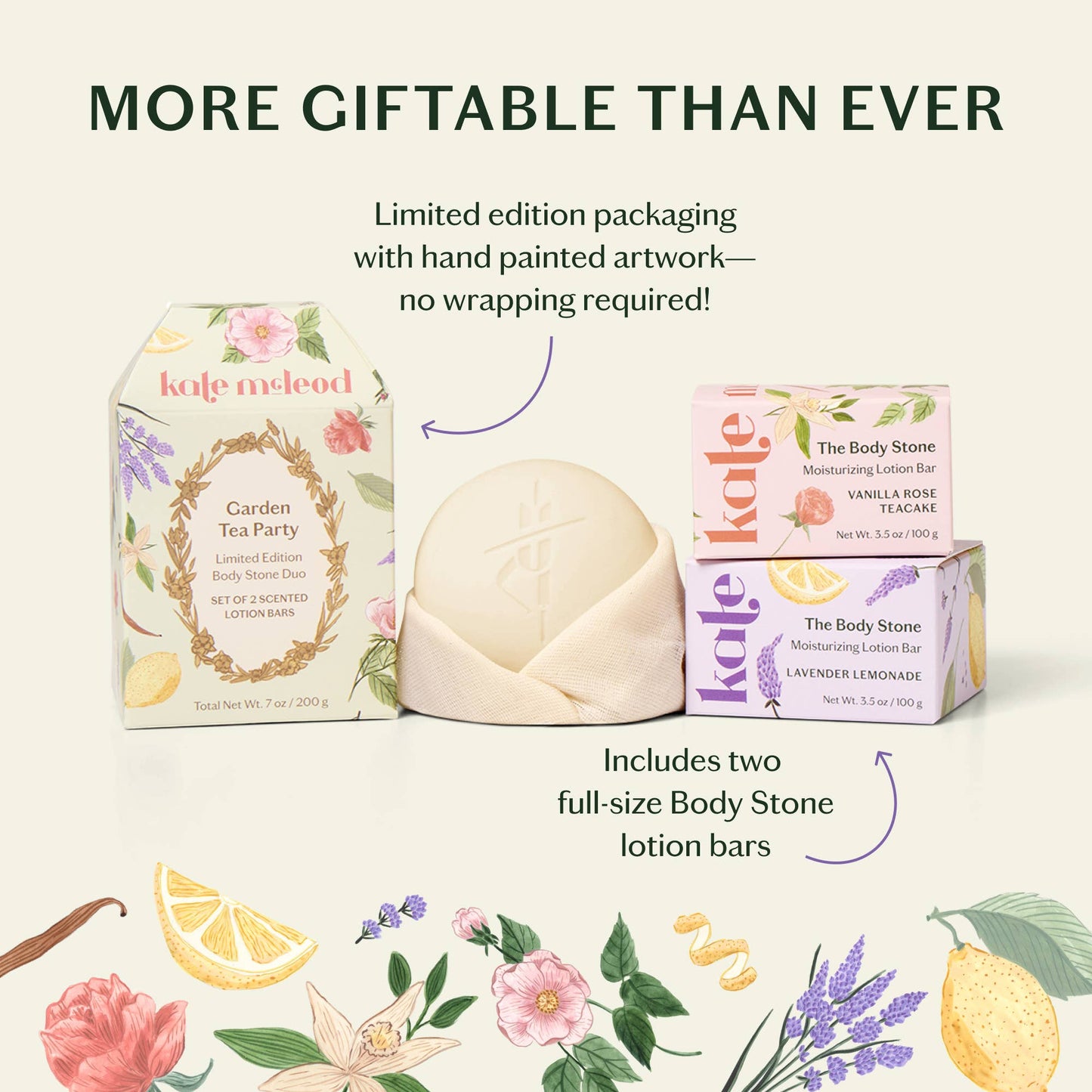 Garden Tea Party Limited Edition Body Stone Duo