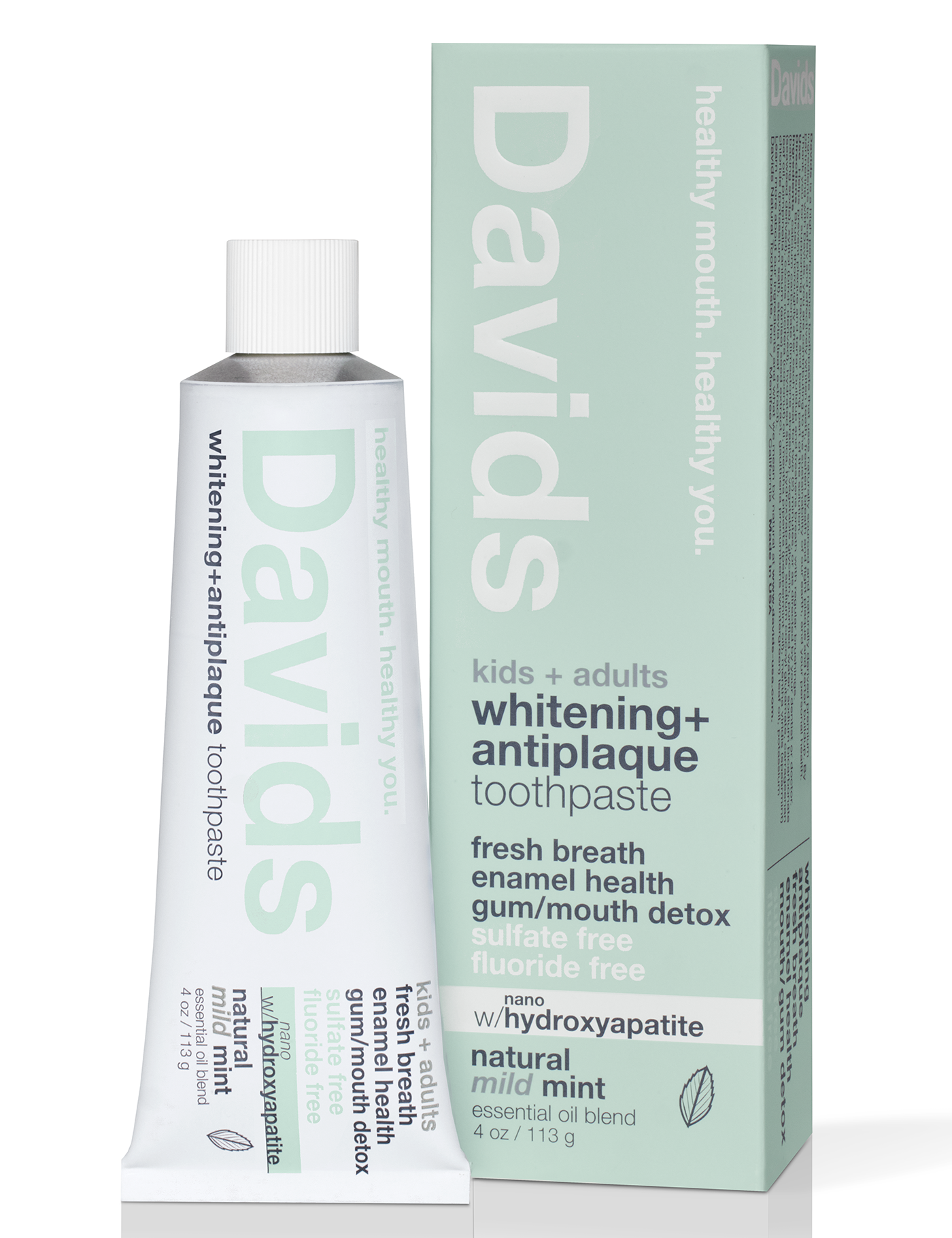 Kids + Adults Nano-Hydroxyapatite Premium Toothpaste - Mild Mint