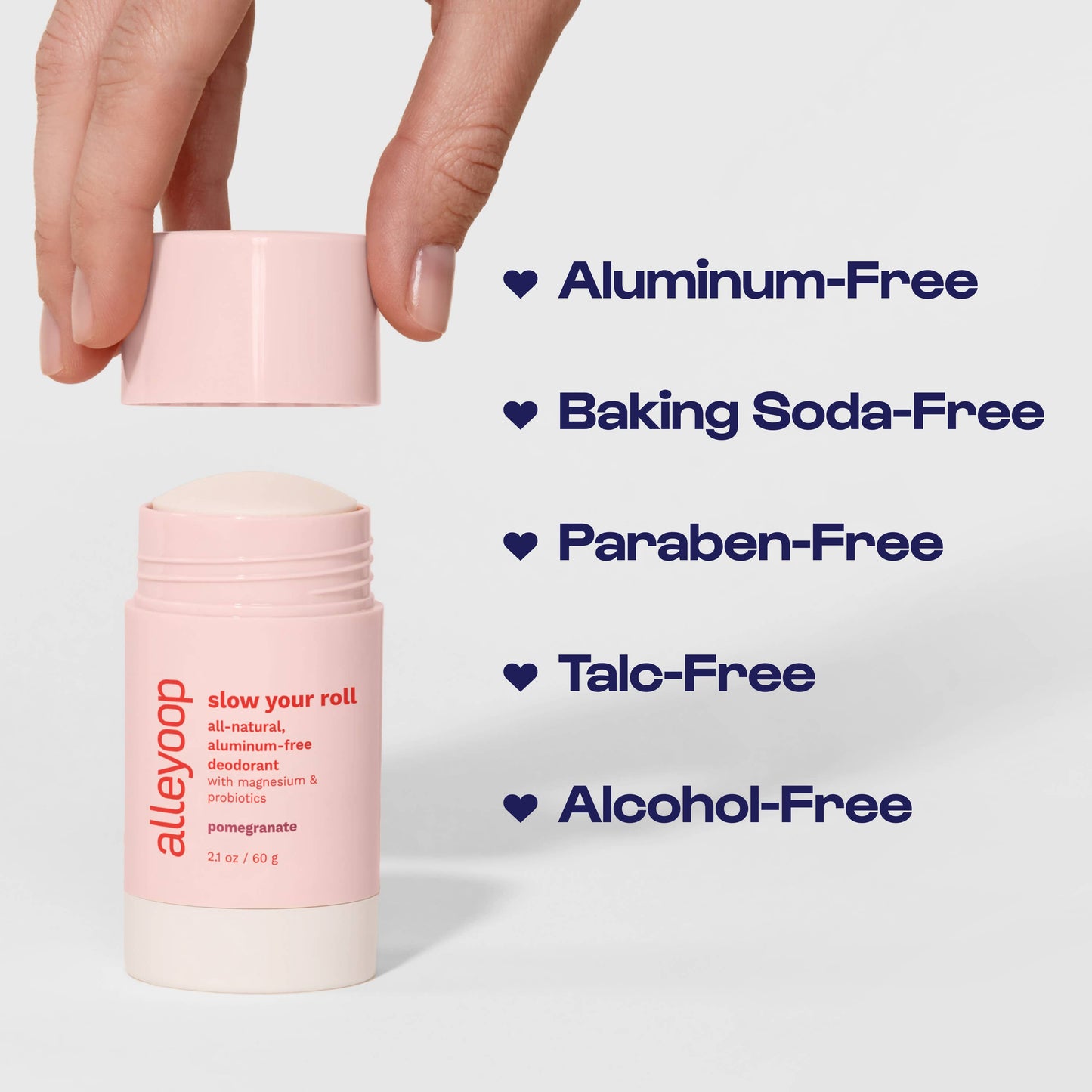 Pomegranate - Slow Your Roll Natural Deodorant - Clean