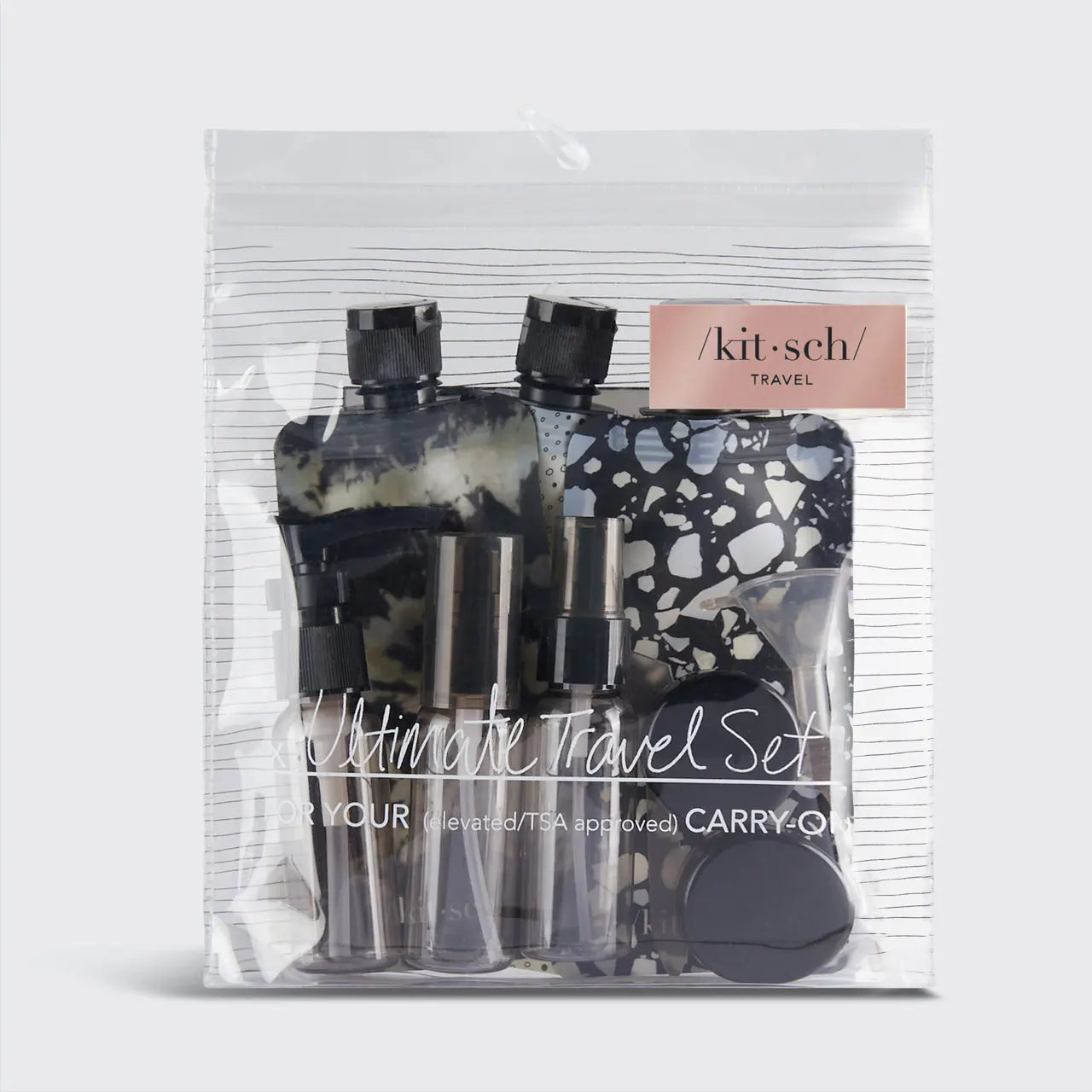 Complete Refillable Travel Beauty Kit