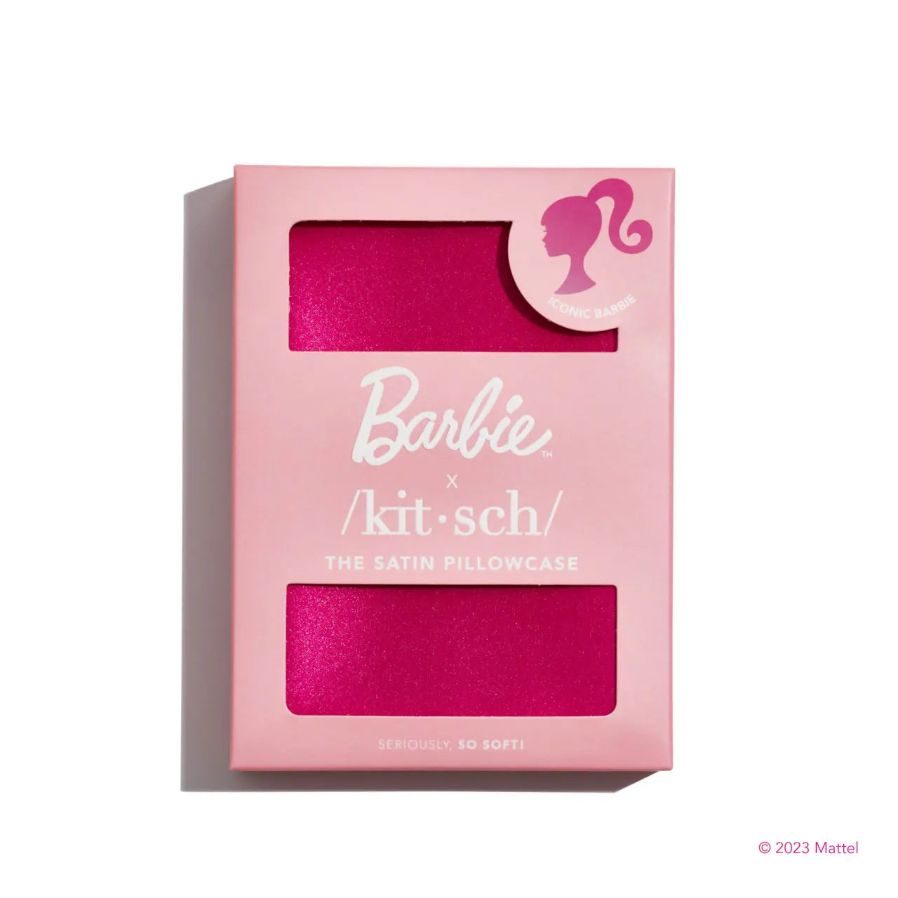 Barbie™ x Kitsch Satin Pillowcase Barbie™ Pink - Standard/Queen Size