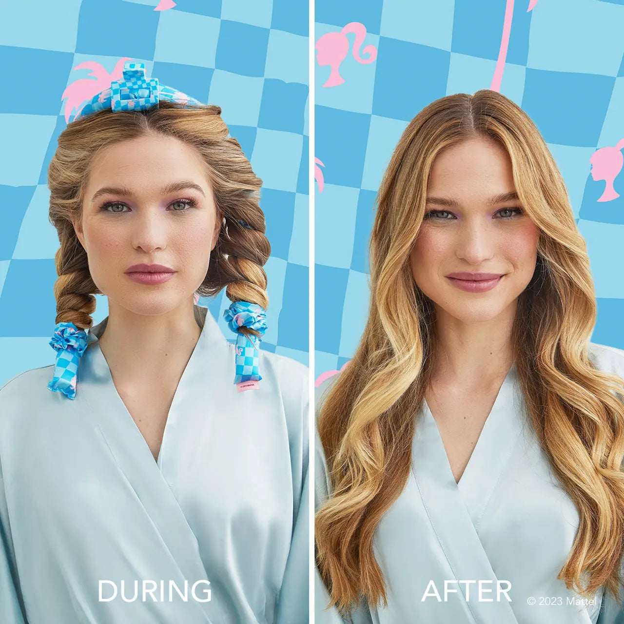 Barbie™ x Kitsch Satin Heatless Curling Set