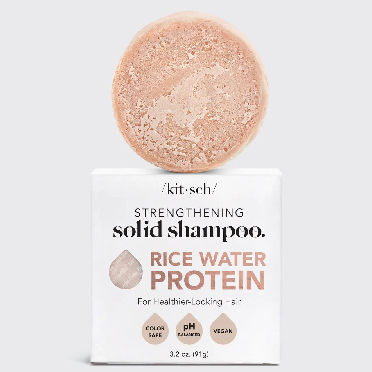Strengthening Solid Shampoo with Rice Water Protein