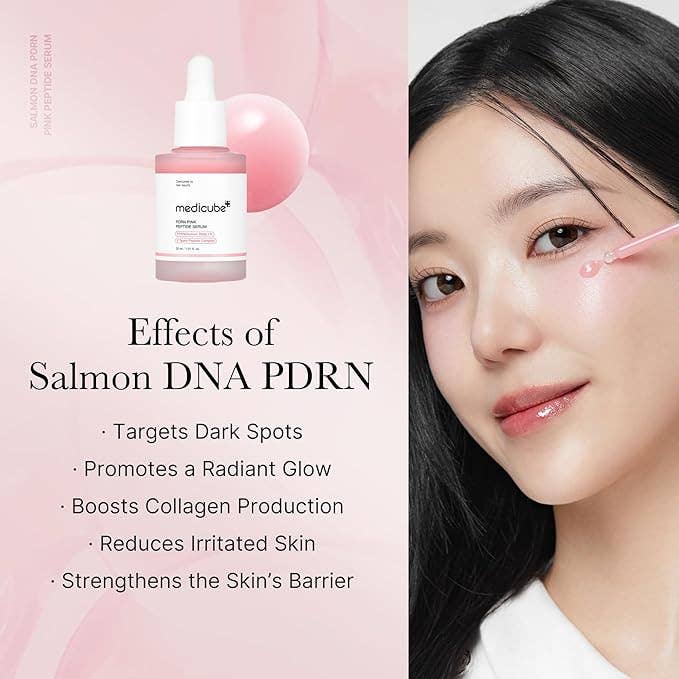 Salmon DNA PDRN Pink Peptide Serum 30ml 1.01 fl.oz.