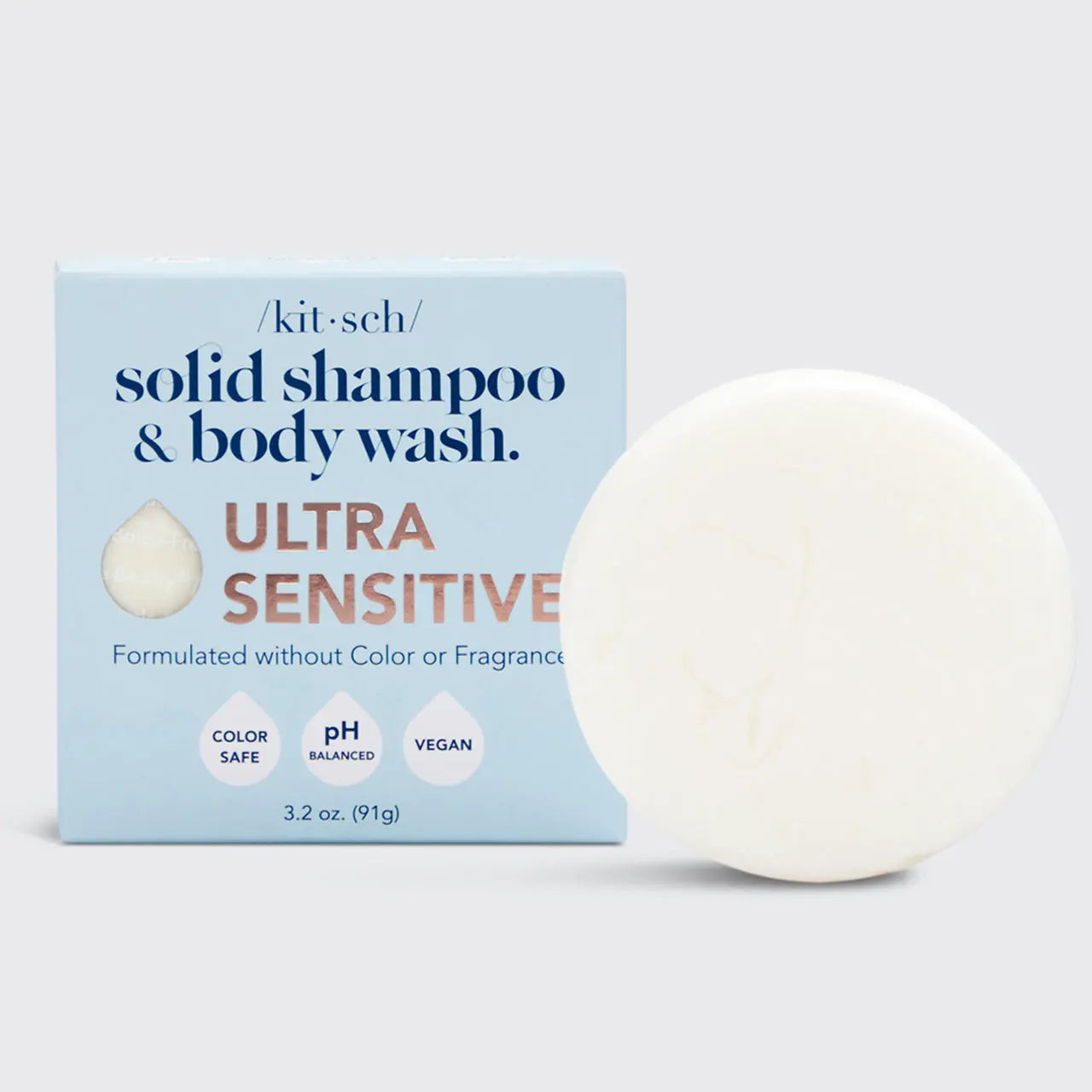 Ultra Sensitive Solid Shampoo & Body Wash