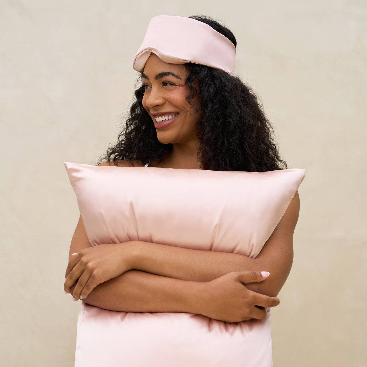 Blush Contour Pillow Eye Mask