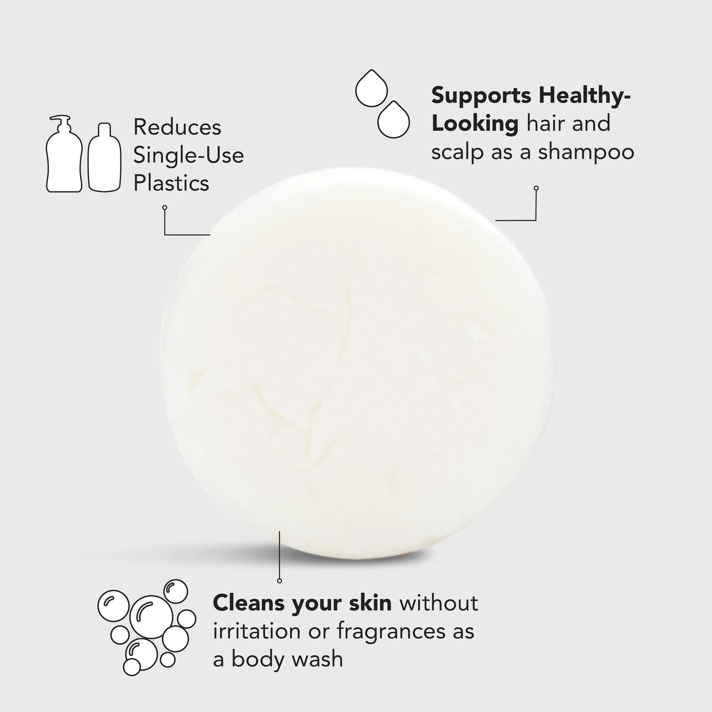 Ultra Sensitive Solid Shampoo & Body Wash
