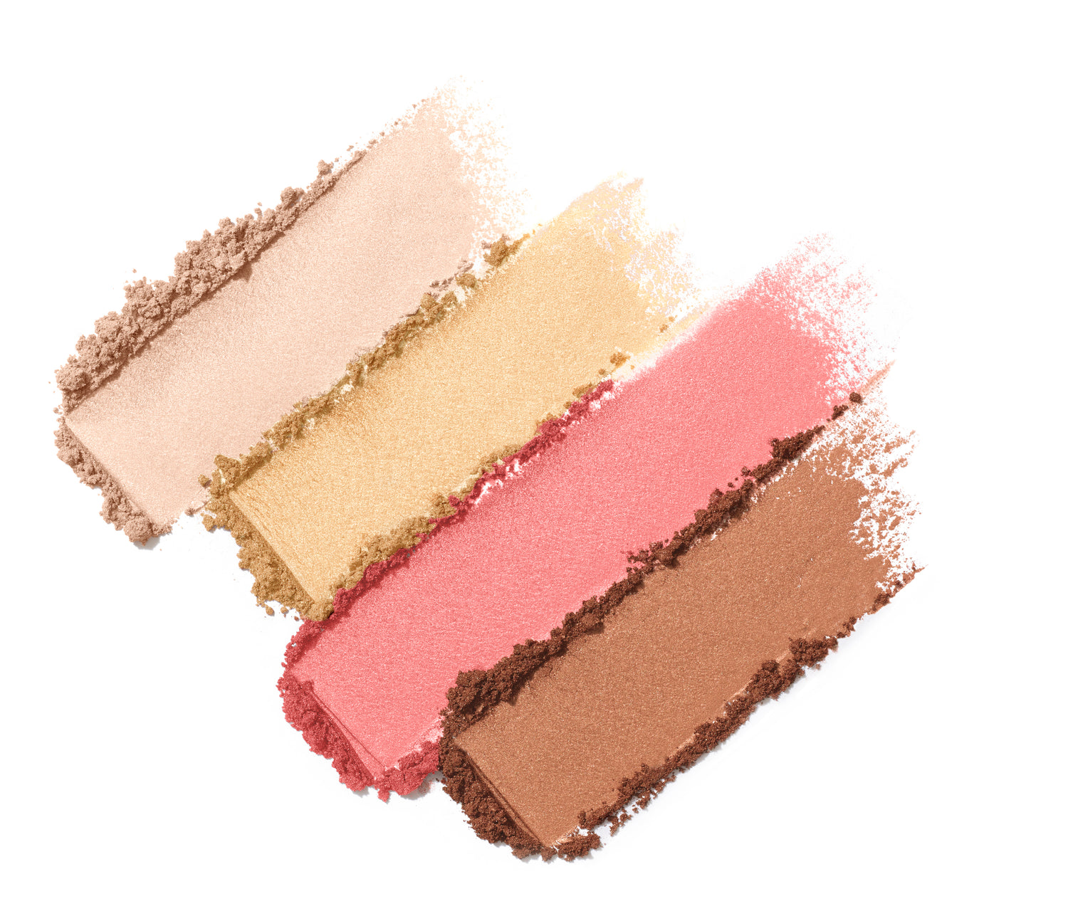 PureBronze™ Shimmer Bronzer Palette Refill features four finely milled powder swatches for a radiant look, infused with skin-loving ingredients.
