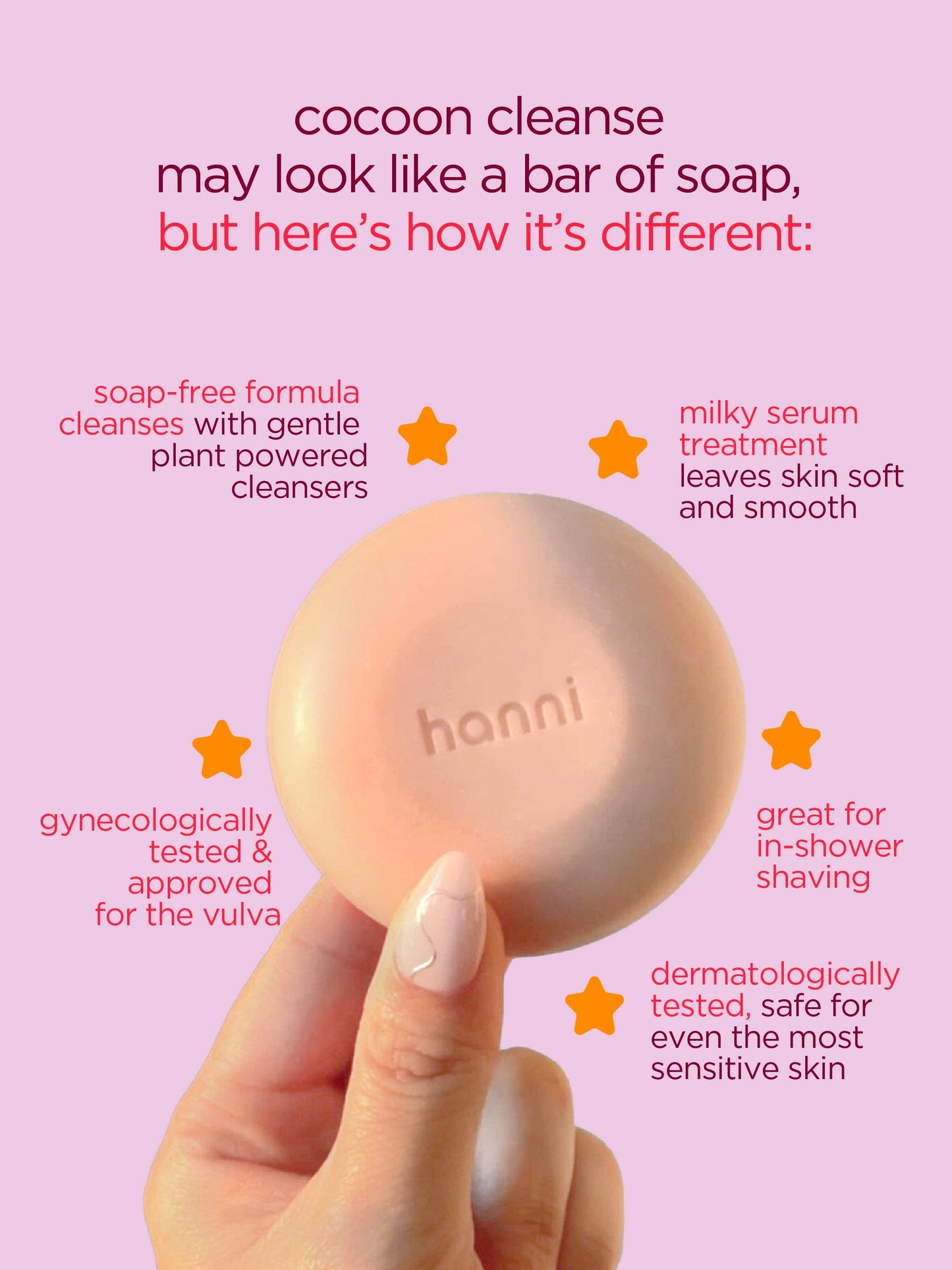 Cocoon cleanse - solid serum cleanser