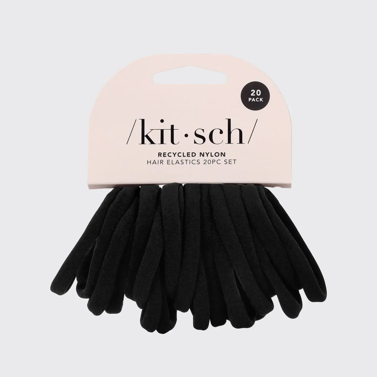 Recycled Nylon Hair Elastics - 20 PC Set