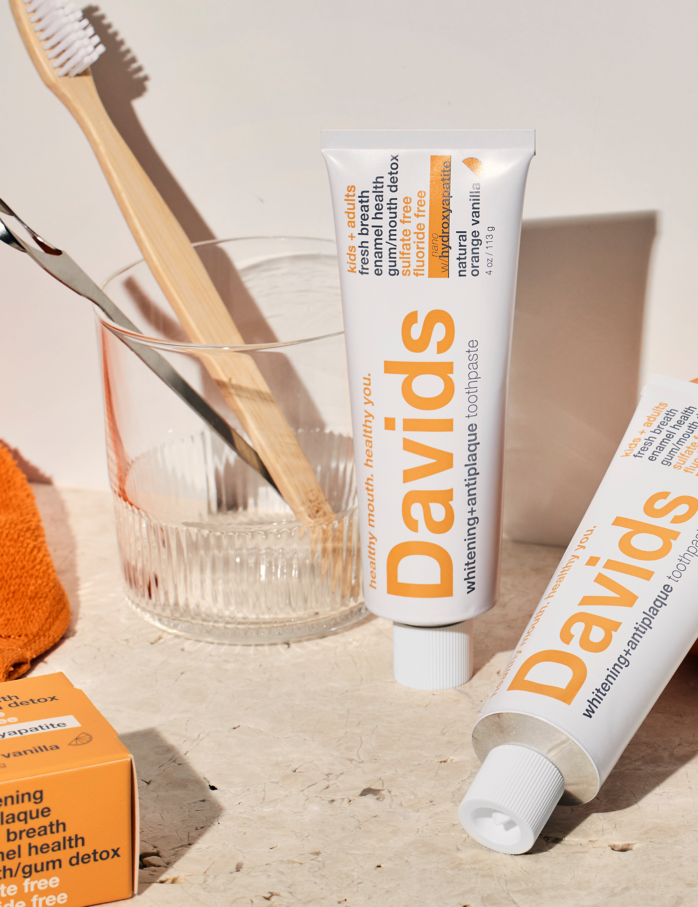 Kids + Adults Nano-Hydroxyapatite Toothpaste - Orange Vanilla