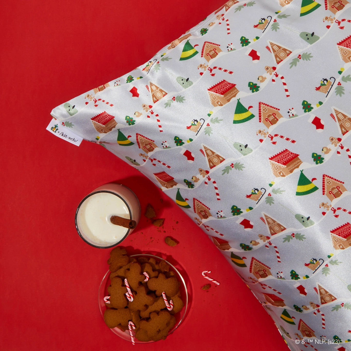 Elf x Kitsch Satin Pillowcase Standard/Queen Size