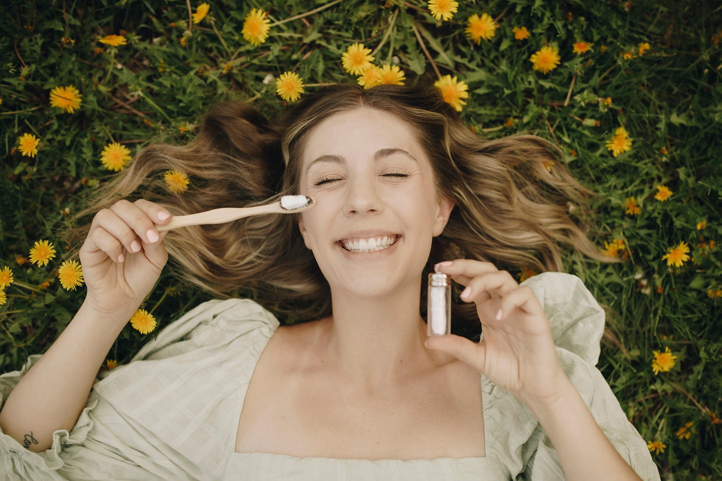 Bamboo Toothbrush with Charcoal Bristles