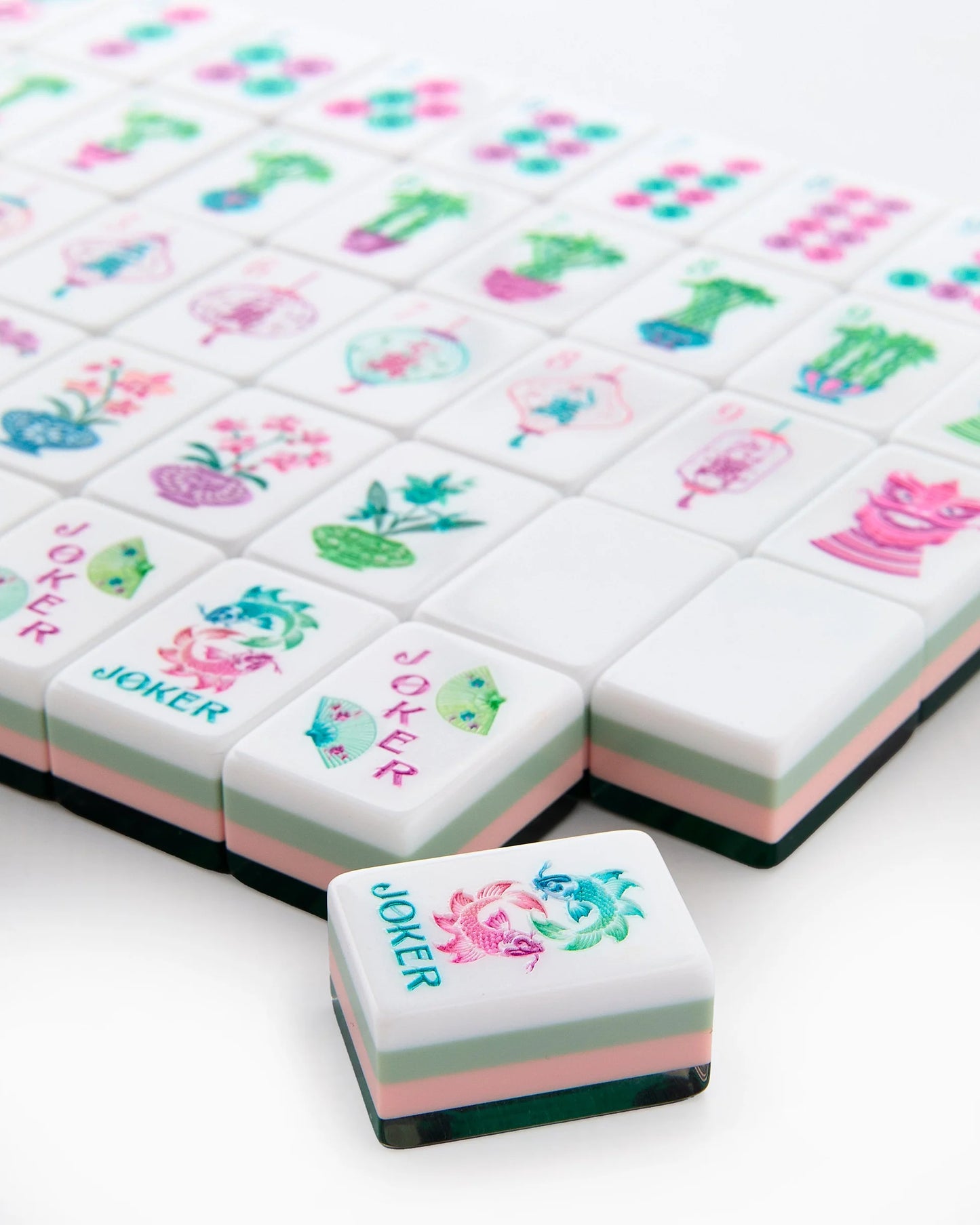 Emerald Mahjong Tiles