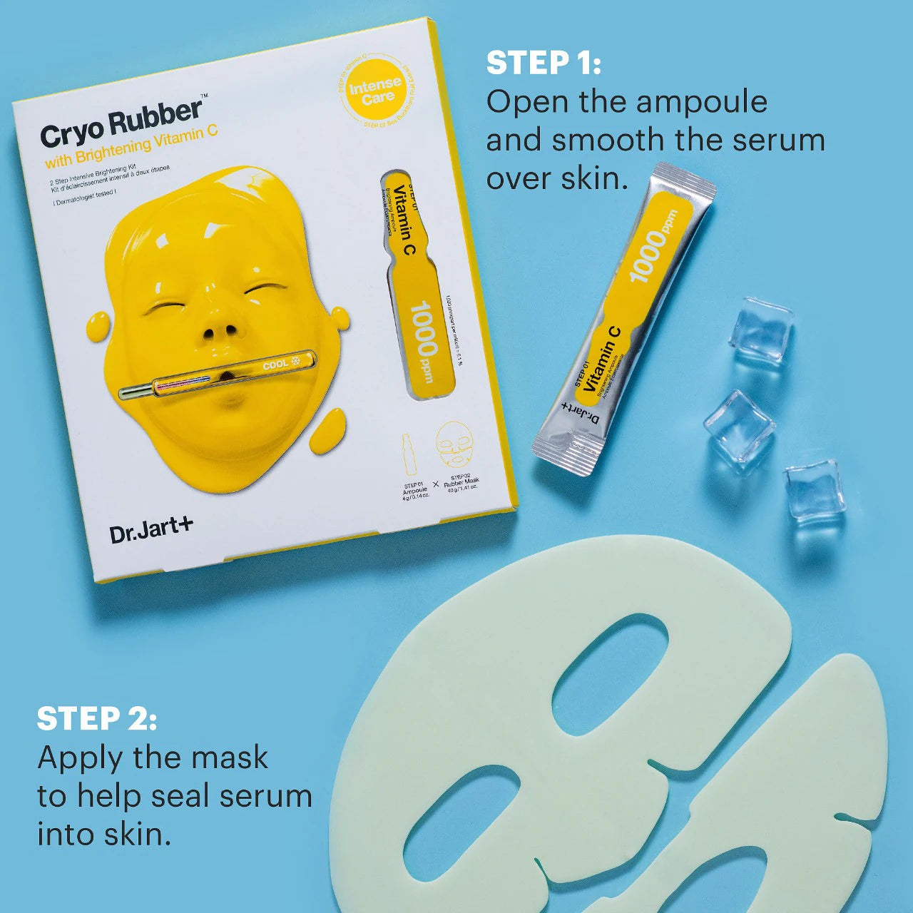 Cryo Rubber Mask with Brightening Vitamin C Ampoule