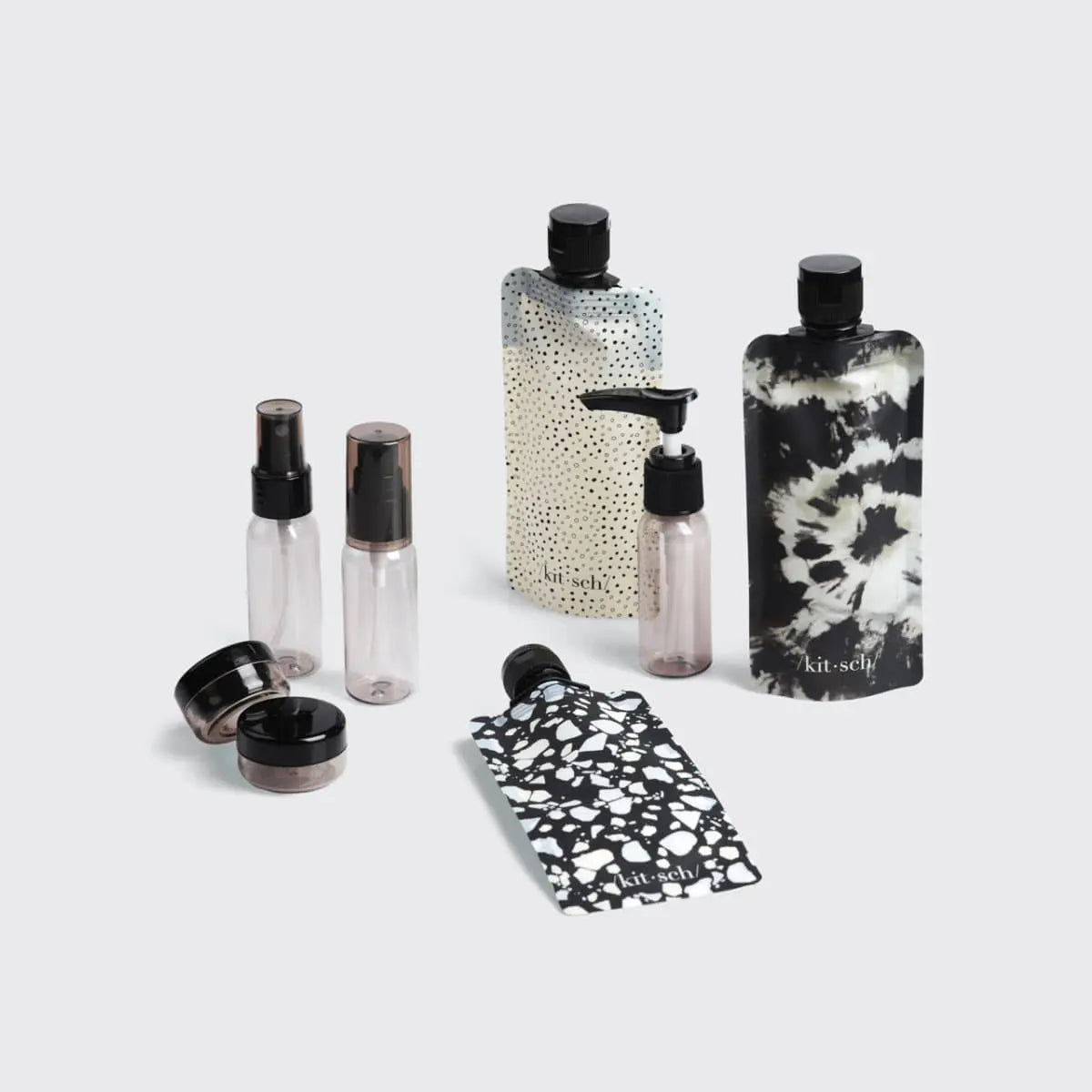 Complete Refillable Travel Beauty Kit