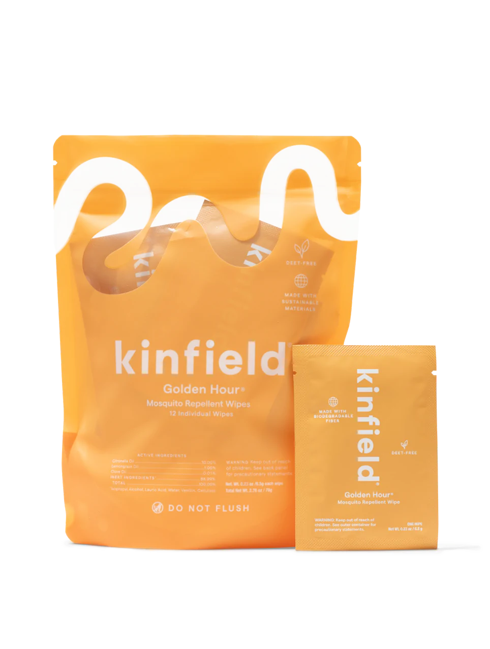 Golden Hour Wipes Mosquito Repellent 12-pack