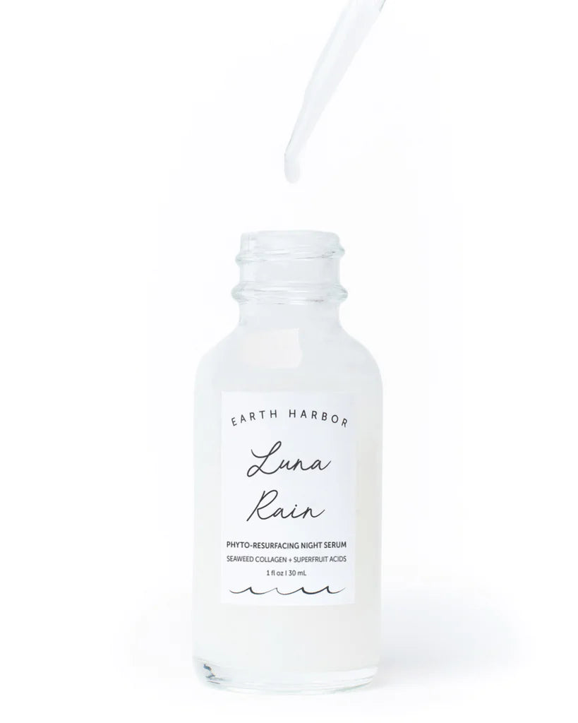Luna Rain Phyto-Resurfacing Night Serum with Seaweed Collagen + Superfruit Acids