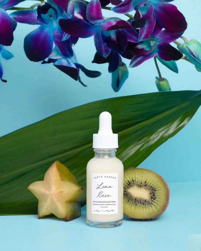 Luna Rain Phyto-Resurfacing Night Serum with Seaweed Collagen + Superfruit Acids