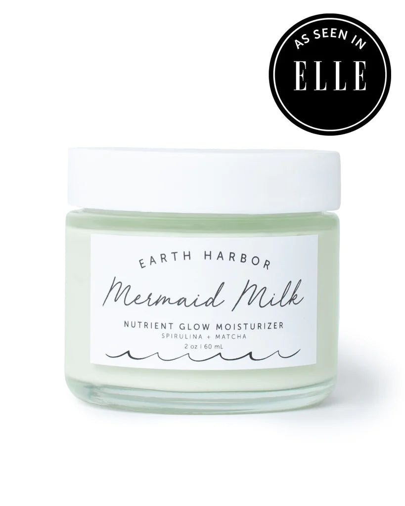 Mermaid Milk Nutrient Glow Moisturizer with Spiraling + Matcha