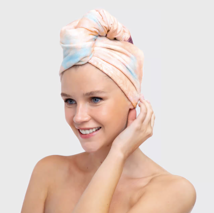 Quick Dry Hair Towel - Tie Dye