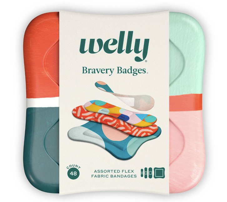 Bravery Badges Assorted Block Geo