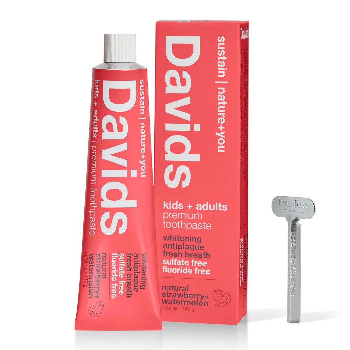 Strawberry Watermelon Premium Toothpaste for Kids + Adults