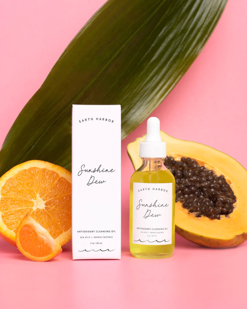 Sunshine Dew Antioxidant Cleansing Oil with Sea Kelp + Papaya Enzymes