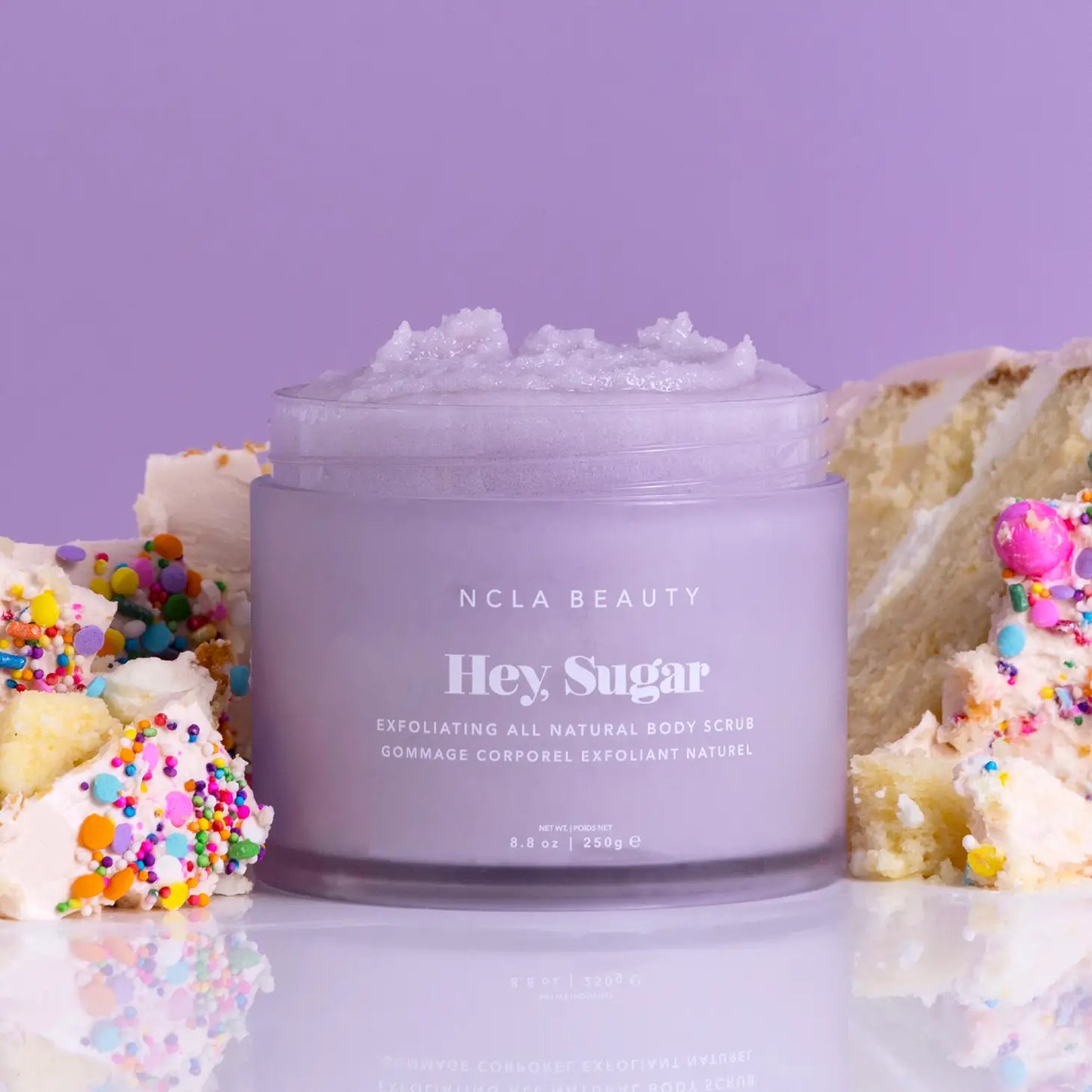 Hey, Sugar Exfoliating Natural Body Scrub - Birthday Cake