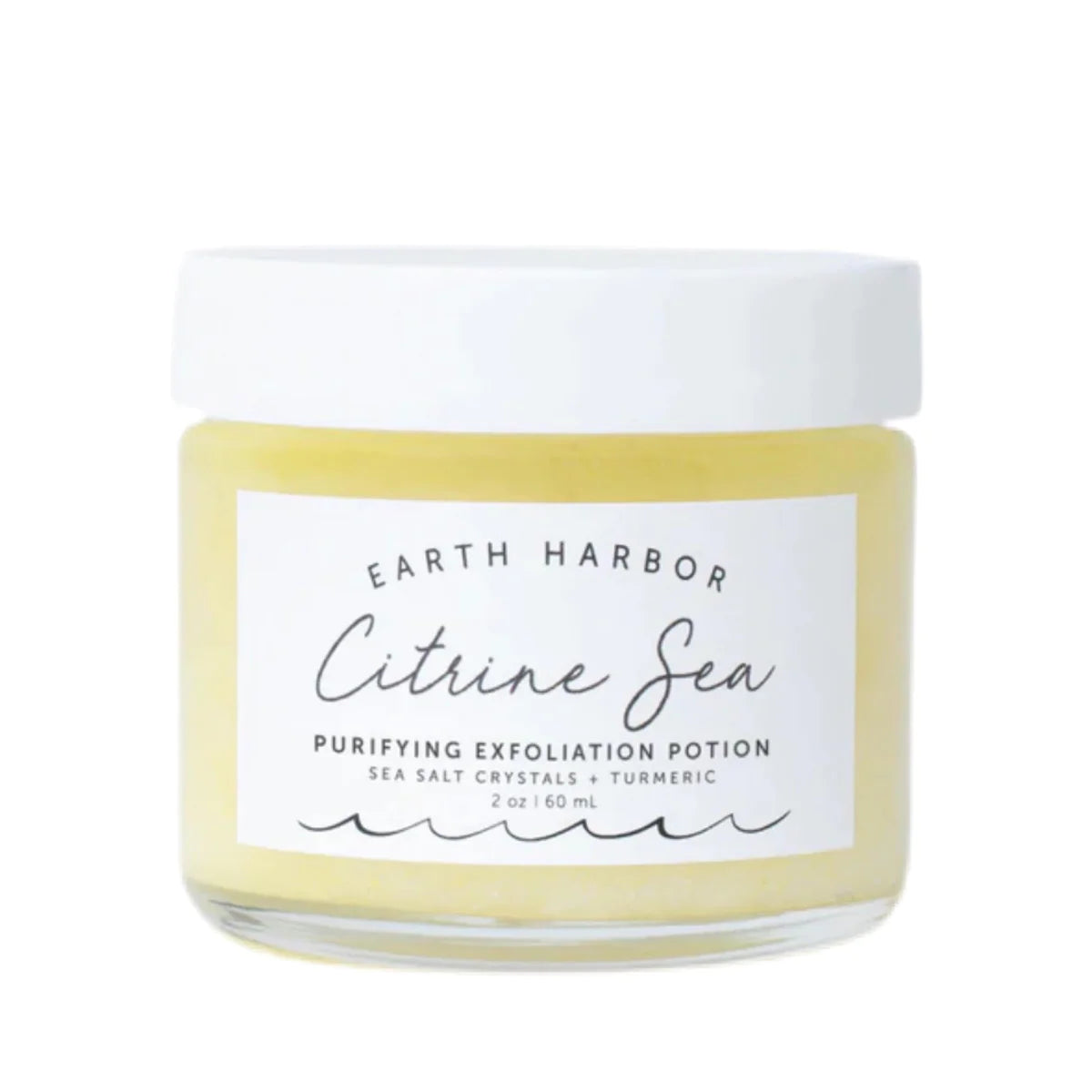 Citrine Sea Purifying Exfoliation Potion with Sea Salt Crystals + Turmeric