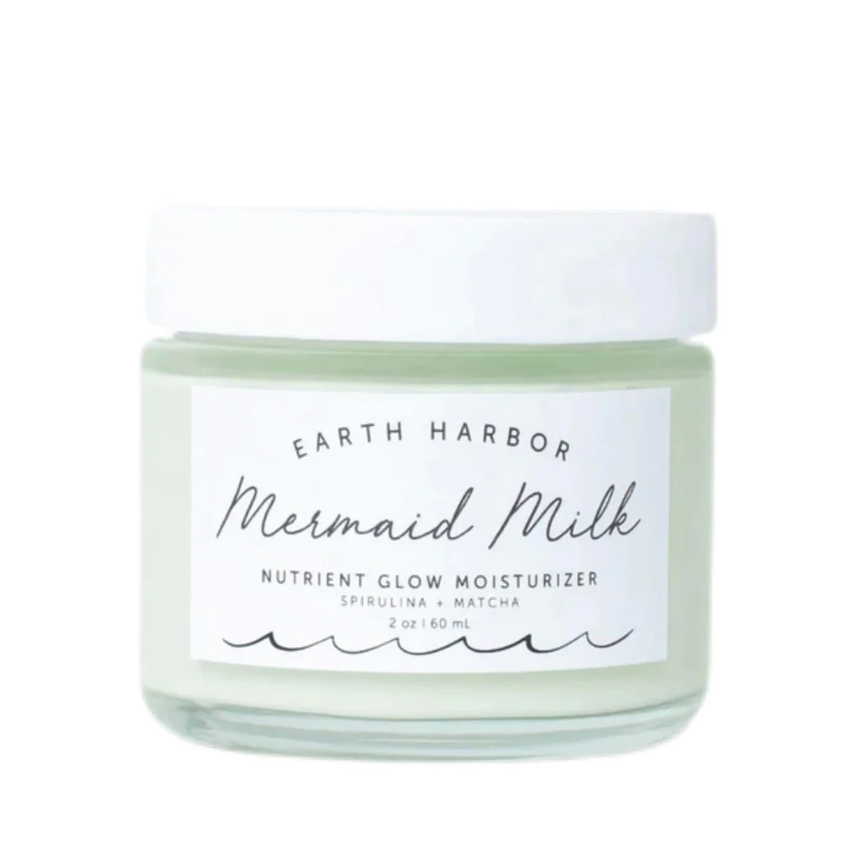 Mermaid Milk Nutrient Glow Moisturizer with Spiraling + Matcha