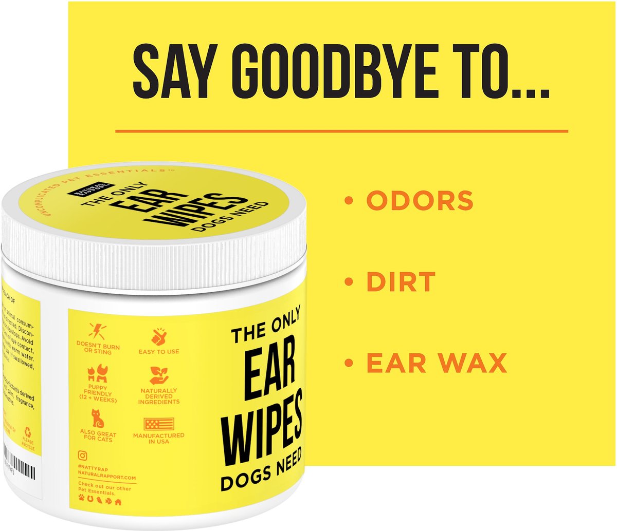 The Only Ear Wipes Dogs Need