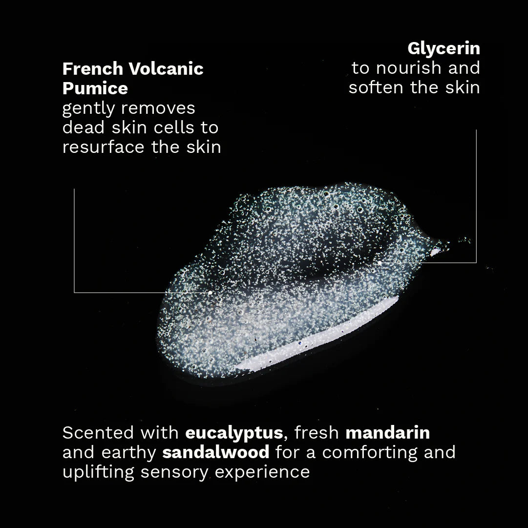 Exfoliating Body Polish with Volcanic Pumice and Glycerin