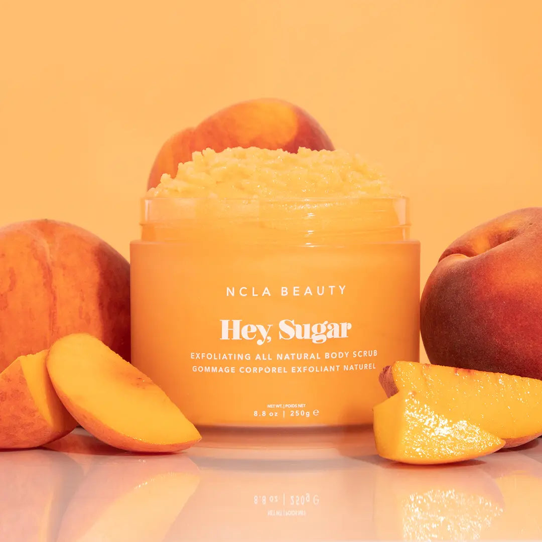 Hey, Sugar Exfoliating Natural Body Scrub - Peach