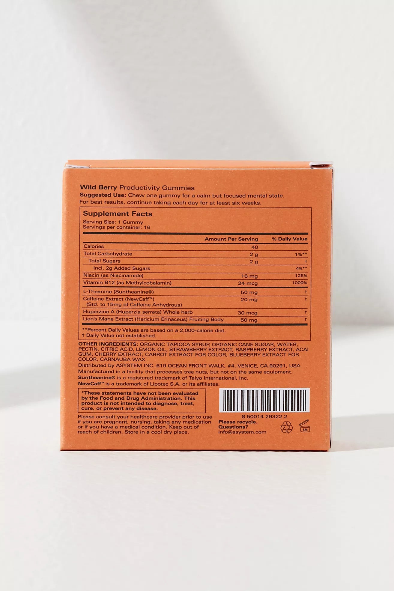 Productivity Advanced Daily Gummies