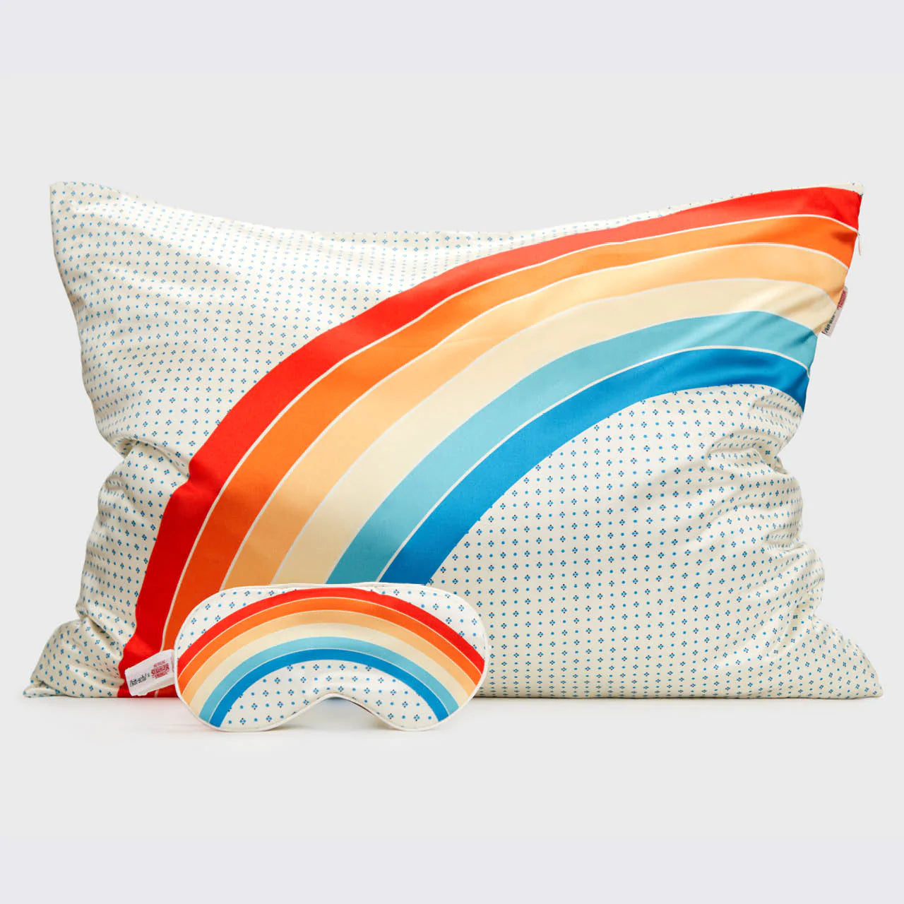Rainbow Pillowcase + Eye Mask Set Kitsch x Stranger Things