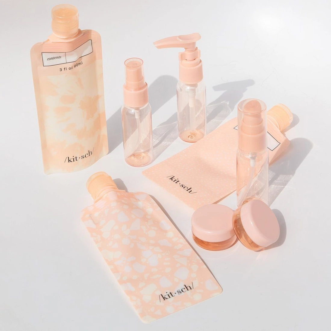 Complete Refillable Travel Beauty Kit