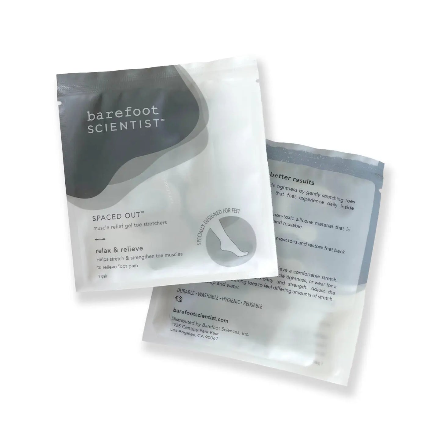 Spaced Out Muscle Relief Gel Toe Stretchers
