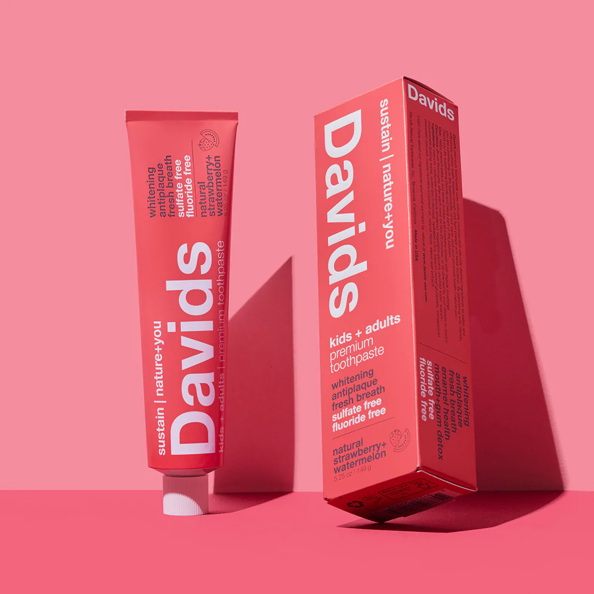 Strawberry Watermelon Premium Toothpaste for Kids + Adults
