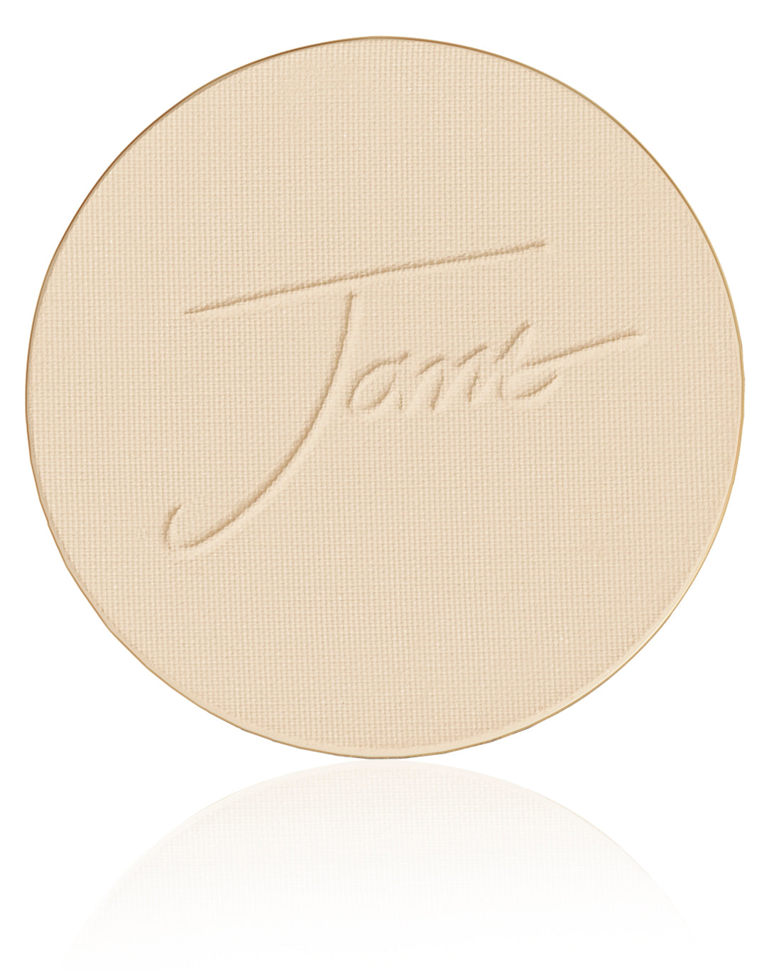 PurePressed® Base Mineral Foundation SPF 20/15 Refill, a light beige Tarte embossed pressed powder pan, offering multifunctional coverage and antioxidant benefits.