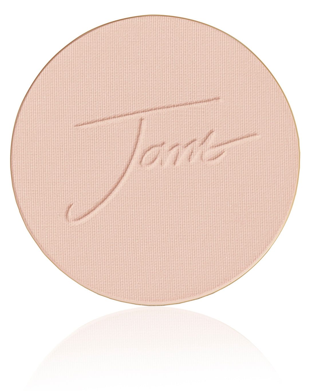 Tarte pressed face powder with Tarte embossed, part of PurePressed® Base Mineral Foundation SPF 20/15 Refill, offering natural, buildable coverage and antioxidant protection.