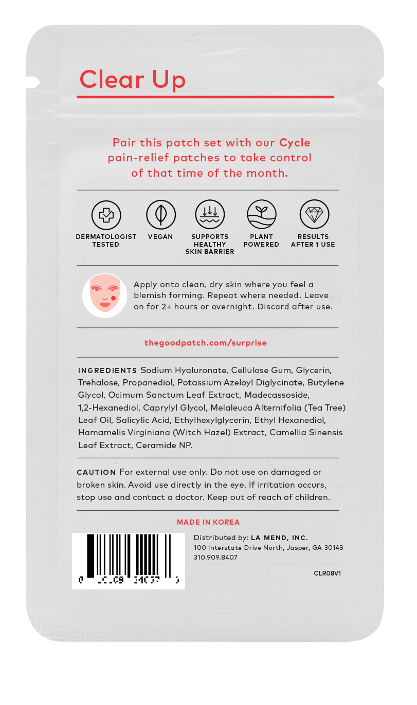 Clear-Up Microdart Patches