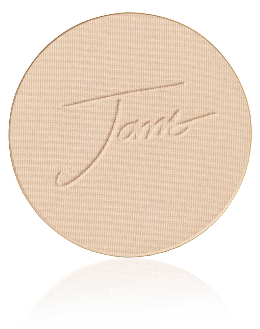 PurePressed® Base Mineral Foundation SPF 20/15 Refill, a round, beige pressed-powder with Tarte logo, offering buildable coverage and SPF protection.