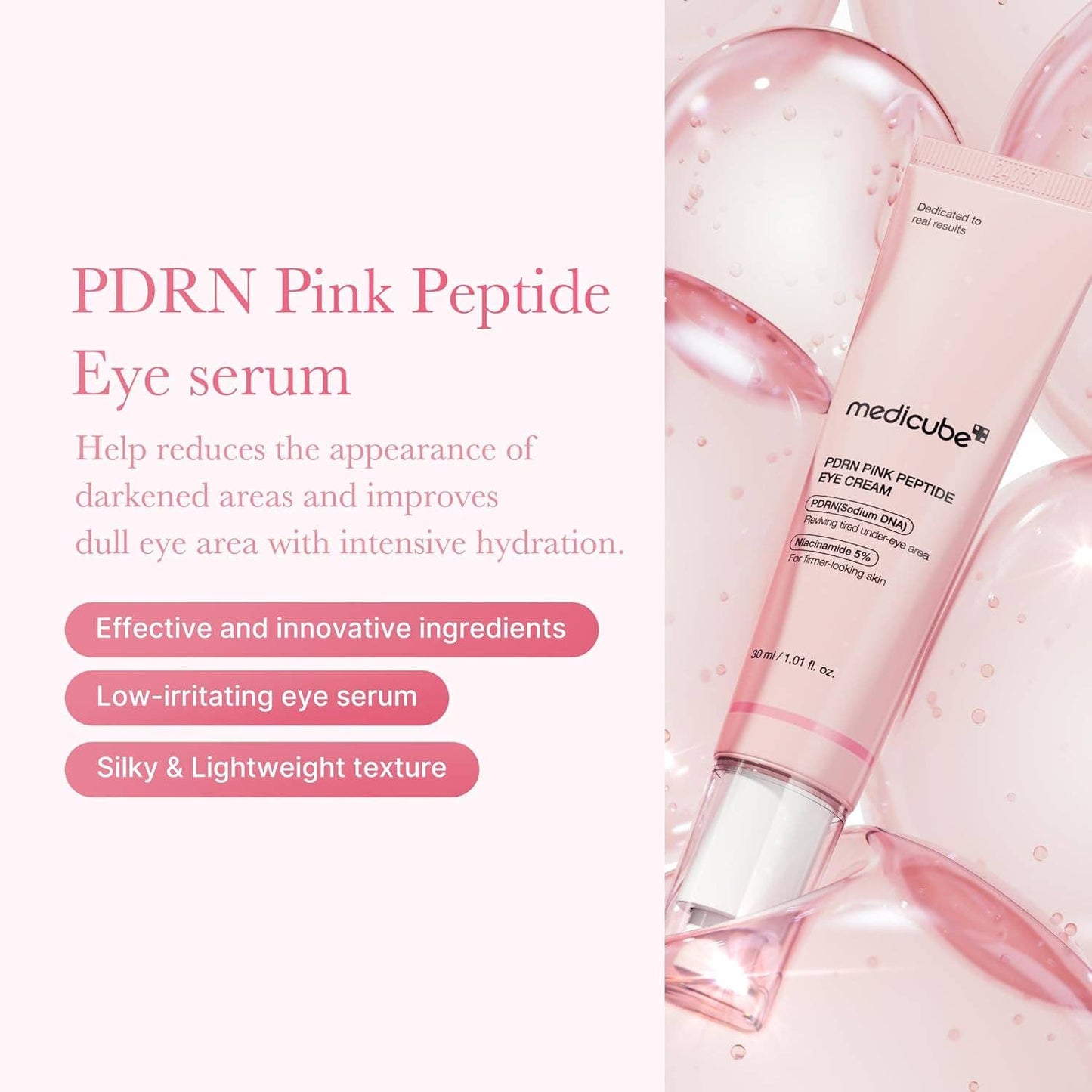 MEDICUBE Salmon DNA PDRN Pink Peptide Eye Serum