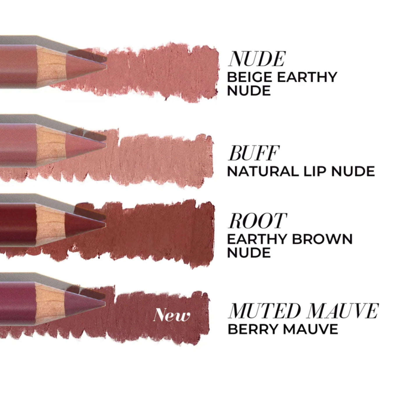 Naturally Nude Vegan Lip Liner Set